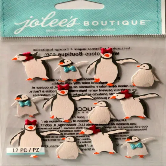 Jolee's Boutique Penguins Repeat Dimensional Stickers {1}
