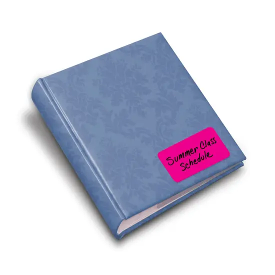 Avery Removable Multipurpose Labels, Sure Feed Technology, Assorted Neon, 2 x 4, 120 Labels (6481) {5}