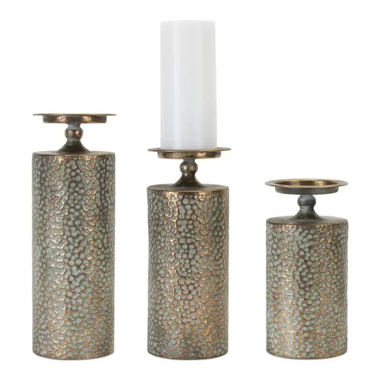Metal Candle Holder (Set of 3) {1}