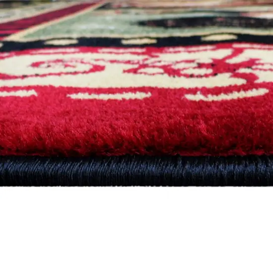 Masada Rugs Rooster Design Area Rug - Design L379 {6}