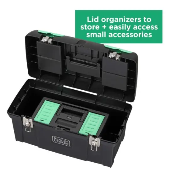 BLACK+DECKER Reviva Toolbox Bundle, Tool Storage Organizer, 19" and 12" (REVST19129FF) {3}