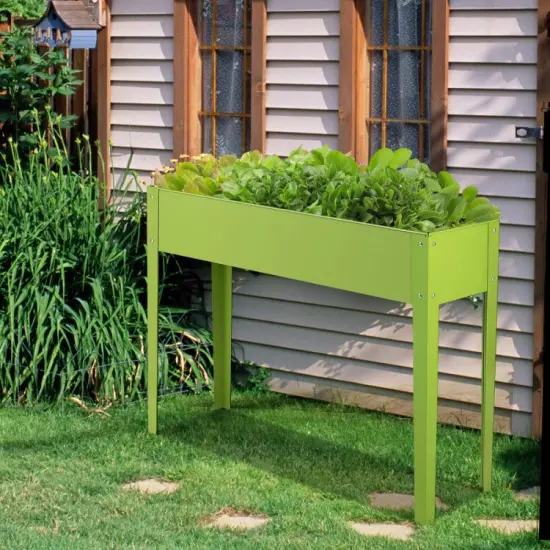 40 x 13 Inch Outdoor Elevated Garden Plant Flower Bed {5}
