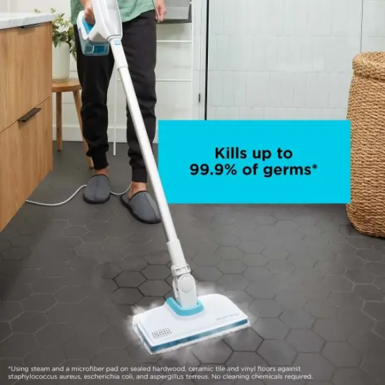 BLACK+DECKER Multipurpose Steam Cleaning System featuring STEAM-MOP (BHSM15FX10) {4}