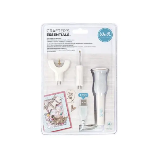 American Crafts We R Memory Keepers USB POWER TOOLS - HEAT TOOL BURN WOOD 660280 {4}