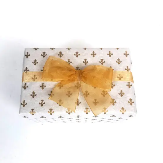 48pc Gold 3.5" Organza Bows With Twist Ties for Wedding, Shower, Party Favors {4}