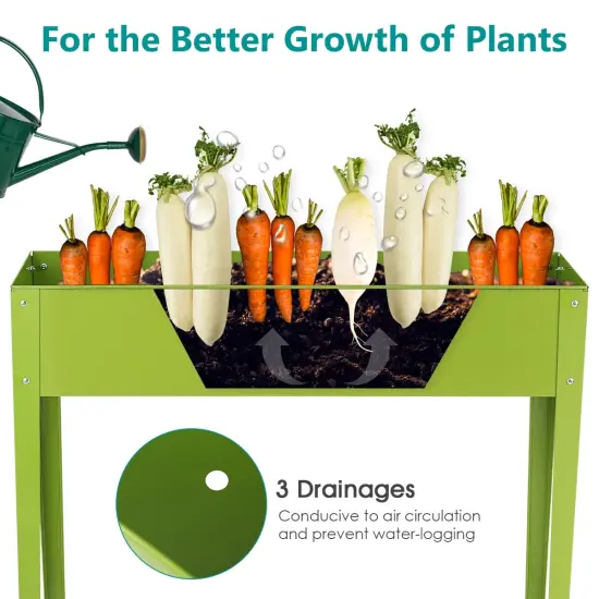 40 x 13 Inch Outdoor Elevated Garden Plant Flower Bed {4}