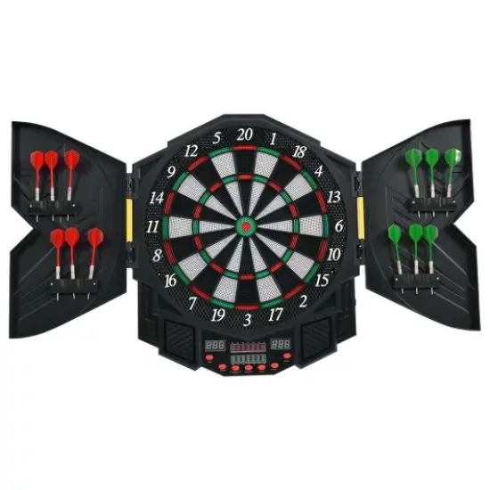 Professional Electronic Dartboard Set with LCD Display {1}