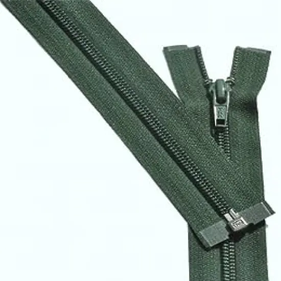 30" Light Weight Jacket Zipper ~ YKK #5 Nylon Coil Separating Zippers - 890 Dark Green (Pack of 1 Zipper) {1}