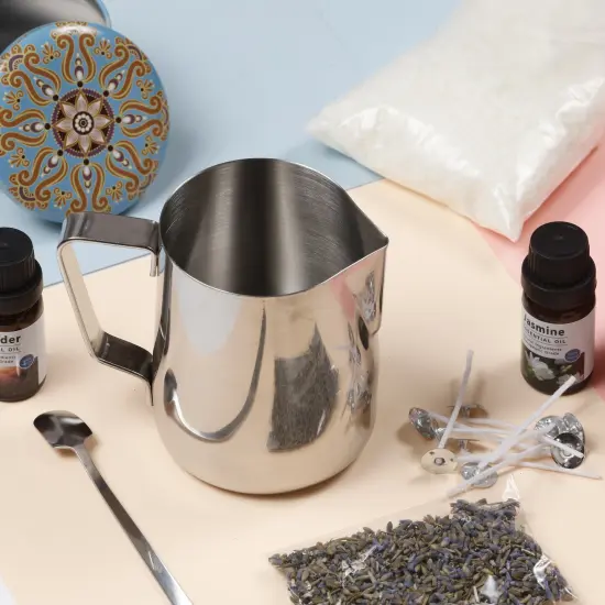Incraftables Candle Making Kit for Adults. Best Candle Making Supplies Set with Soy Wax, Wicks, Essential Oils, Jars, Pot, Stirring Sticks & More. DIY Candle Making Kit for Beginner & Professional {3}