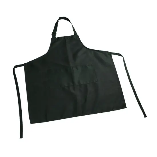 Bib Apron with Pockets and Adjustable Neck, 11 Color Options White {6}