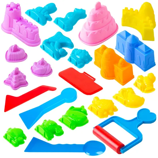 USA Toyz Sand Molds Beach Toys for Kids - 23pk {1}