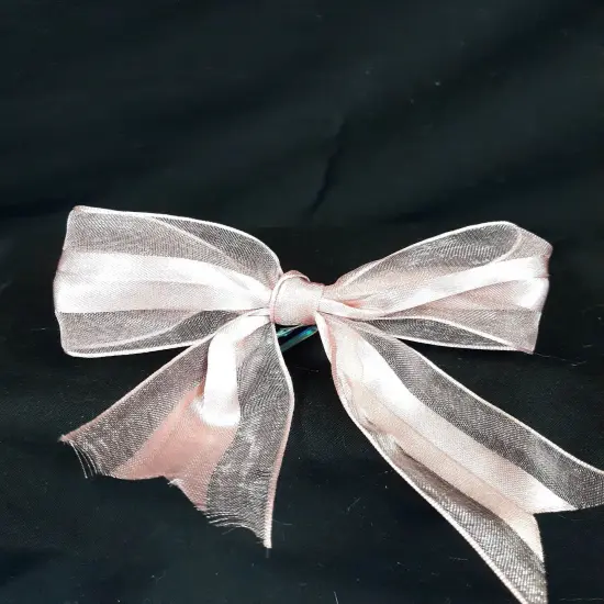 Set of 48 Dusty Rose 3.5" premade Bows w Twist Tie; Wedding, Shower, Party Favor {1}