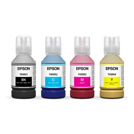 Epson Ink Set For F170 & F570 - 4 Pack with 300 Sheets of Sublimation Paper {3}