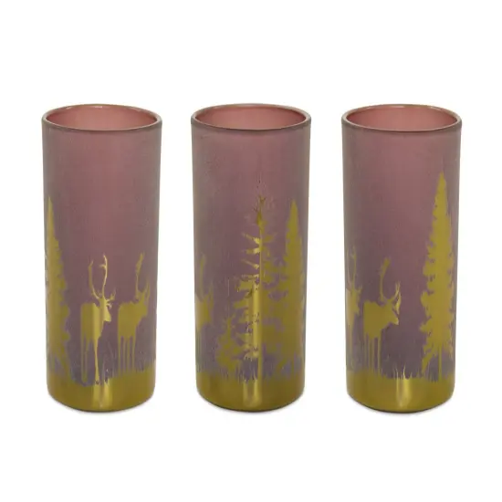 Woodland Deer Votive Holder (Set of 3) {1}