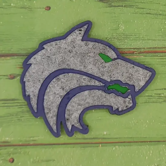 Wolf Wolves Timberwolf Timberwolves School Mascot Silicone Freshie Mold {2}