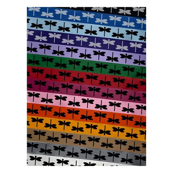 Dragonfly Solid Satin Ribbon for Bows Gift Wrapping - 1" - 3 Yards Red Ribbon {1}