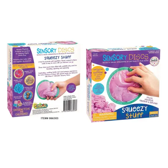 Squeezy Stuff Sensory Discs 3-Pack {3}