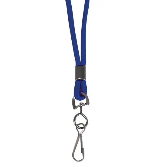 Standard Lanyard, Blue, Swivel Hook, Pack of 24 {2}