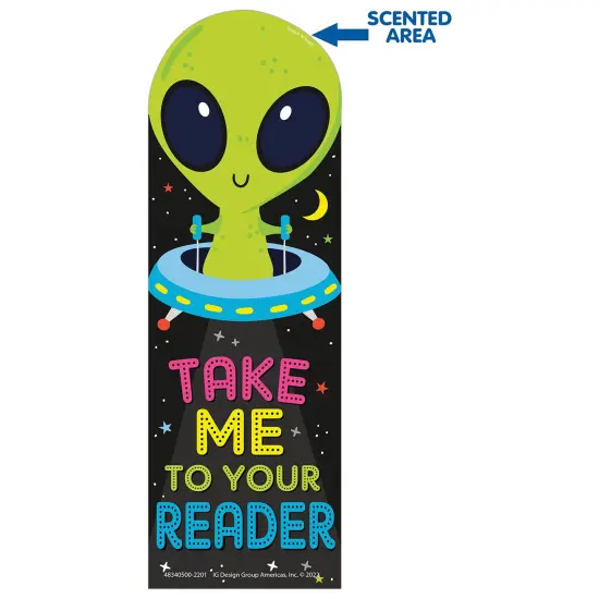 Take Me To Your Reader Green Apple Scented Bookmarks, 24 Per Pack, 3 Packs {5}