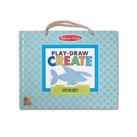 Natural Play: Play, Draw, Create Reusable Drawing & Magnet Kit - Ocean {3}