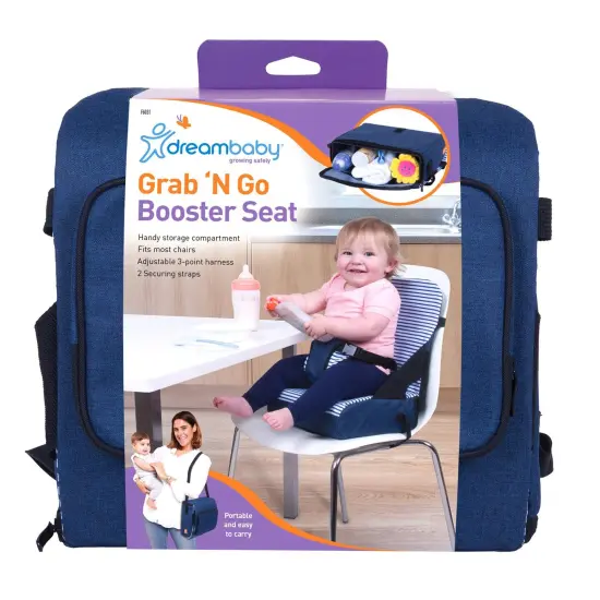Grab 'N Go Booster Seat - Navy {1}