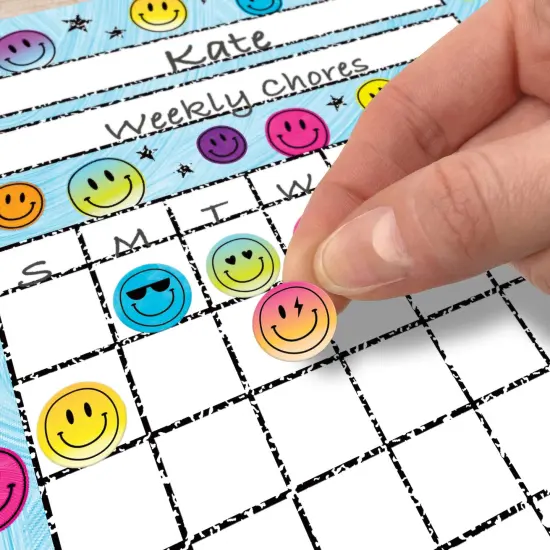 Brights 4Ever Smiley Faces Mini Stickers, 378 Per Pack, 12 Packs {2}