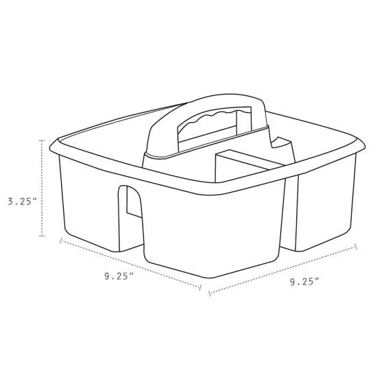 Small Caddy, Red, Pack of 6 {4}