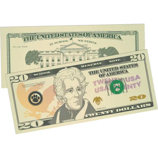 Play Money: Assorted Bills, 110 Per Pack, 6 Packs {6}