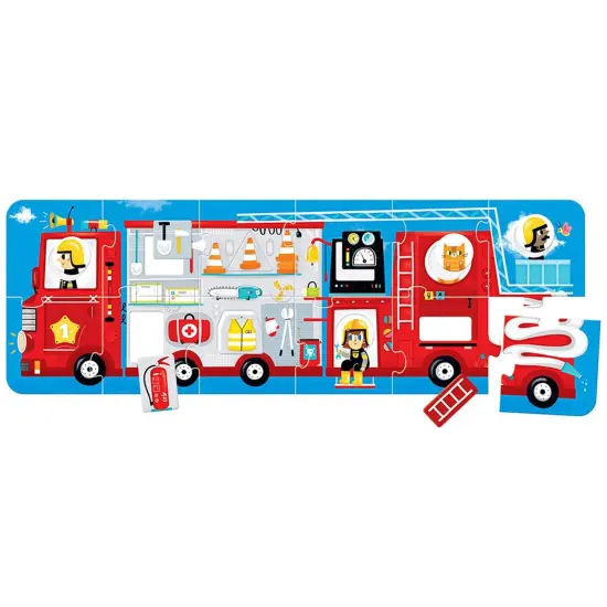 Make-a-Match Puzzle Fire Truck {2}