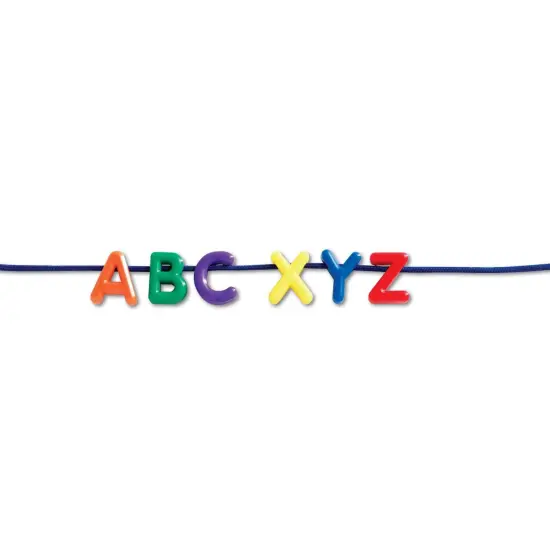 Plastic Lacing Uppercase Alphabet, 260 Letters, 15 Laces {2}