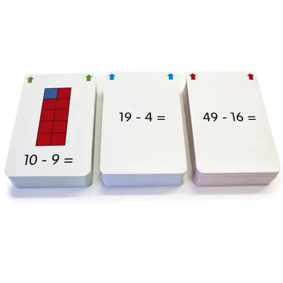 Subtraction Flashcards, 3 Sets Per Pack, 3 Packs {4}