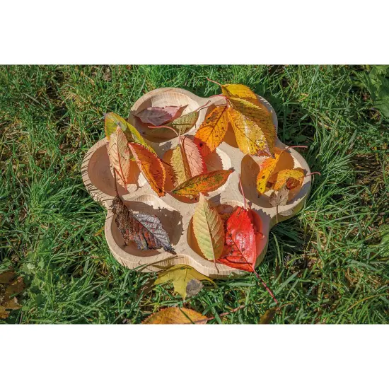 Natural Flower Tactile Tray, 6-Section {2}