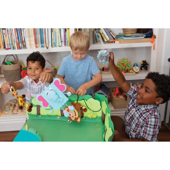 Felt Sewing Animal Kit, Monkey, 6.5" x 10.5" x 1", 6 Kits {4}