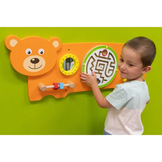 Bear Activity Wall Panel - 18m+ - Toddler Activity Center {3}