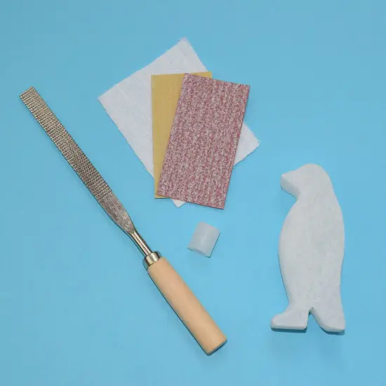 Penguin Alabaster Carving Kit {4}