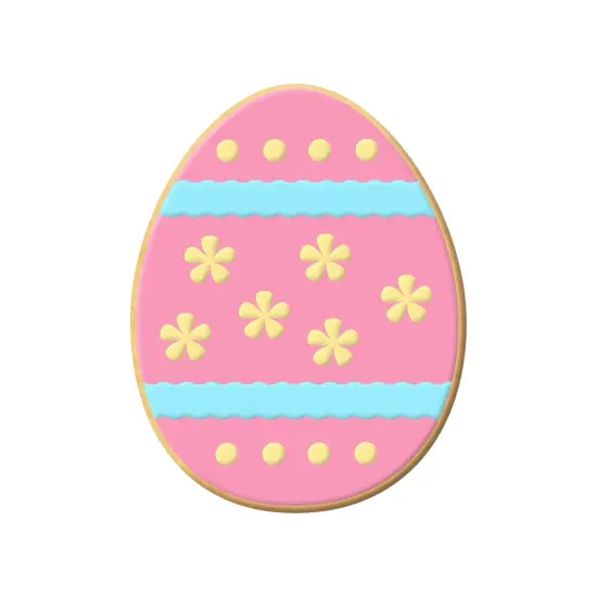 Egg Cookie Cutter - Made in the USA &ndash; By CookieCutter.Com Cookie Cutters Tin Plated Steel Egg Cookie Mold (2.25 Inch) {2}