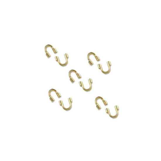JewelrySupply Gold Filled Wire Protector Guard .045" Hole (Package of 10) {1}