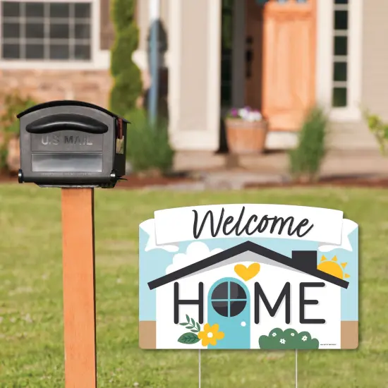 Big Dot of Happiness Welcome Home Housewarming - New Sweet Home Yard Sign Lawn Decorations - Party Yardy Sign {3}