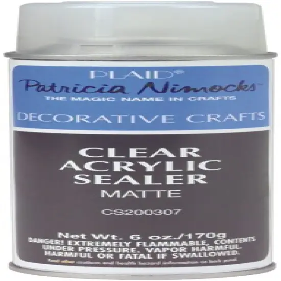 Plaid Clear Acrylic Sealer Aerosol Spray 6oz-Matte {1}