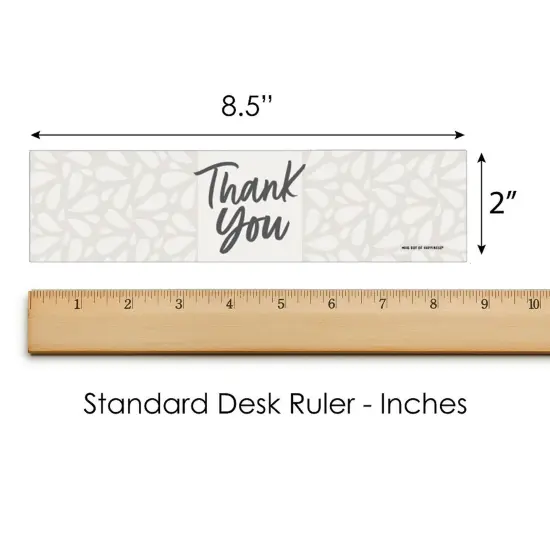 Big Dot of Happiness Champagne Elegantly Simple - Guest Party Favors Water Bottle Sticker Labels - Set of 20 {6}