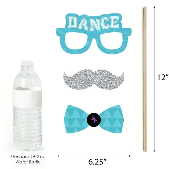 Big Dot of Happiness Must Dance to the Beat - Dance - Birthday Party or Dance Party Photo Booth Props Kit - 20 Count {6}