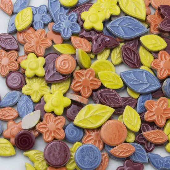 Milestones Mosaic Glass 12oz Value Pack-Garden Shapes {2}