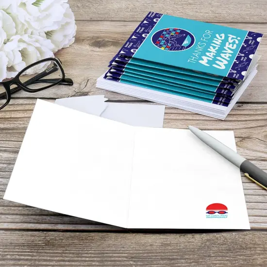 Big Dot of Happiness Making Waves - Swim Team - Swimming Party or Birthday Party Thank You Cards (8 count) {6}