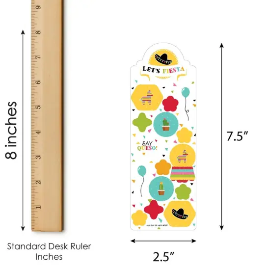 Big Dot of Happiness Let's Fiesta - Fiesta Birthday Party Favor Kids Stickers - 16 Sheets - 256 Stickers {4}