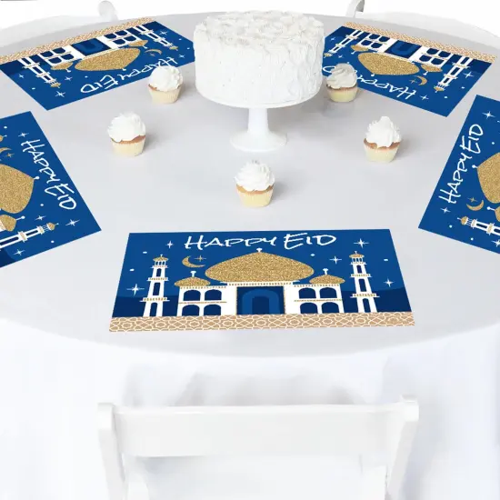 Big Dot of Happiness Eid Mubarak - Happy Eid Party Table Decorations - Ramadan Party Placemats - Set of 16 {3}
