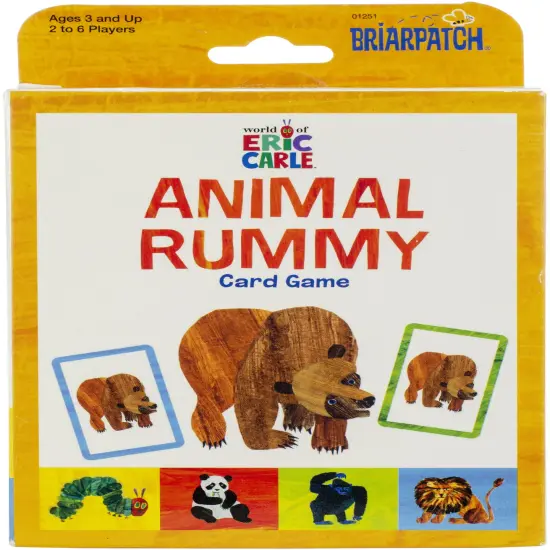 Briarpatch Eric Carle Animal Rummy Card Game {1}