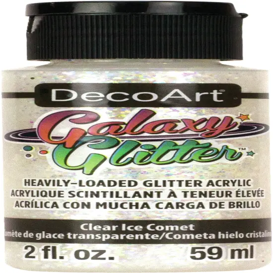 DecoArt Galaxy Glitter Acrylic Paint 2oz {2}