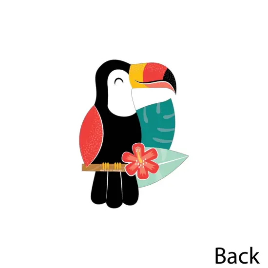 Big Dot of Happiness Calling All Toucans - Toucan Decorations DIY Tropical Bird Baby Shower or Birthday Party Essentials - Set of 20 {4}