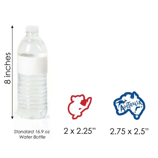 Big Dot of Happiness Australia Day - DIY Shaped G'Day Mate Aussie Party Cut-Outs - 24 Count {7}