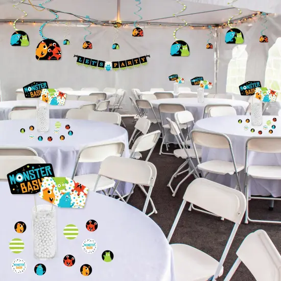 Big Dot of Happiness Monster Bash - Little Monster Birthday Party or Baby Shower Supplies Decoration Kit - Decor Galore Party Pack - 51 Pieces {4}